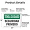 Signmission 18 in Height, 24 in Width, Aluminum, Rectangle, Spanish OS-2PACK-BC-A-1824-L-10045 - alternate 8